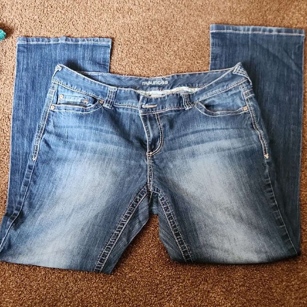 Maurices Blue Boot Cut Jeans Classic Style